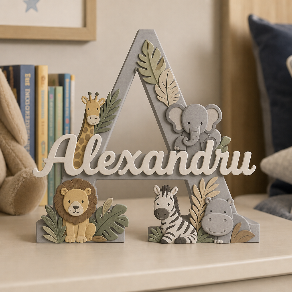 Decor personalizat cu nume